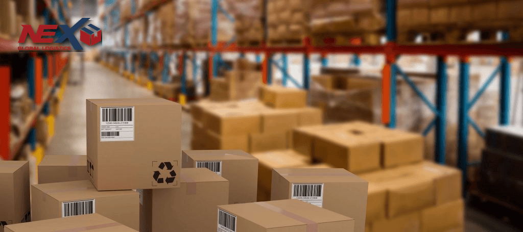 Kho hàng và đóng gói tại trung tâm fulfillment của Nexo